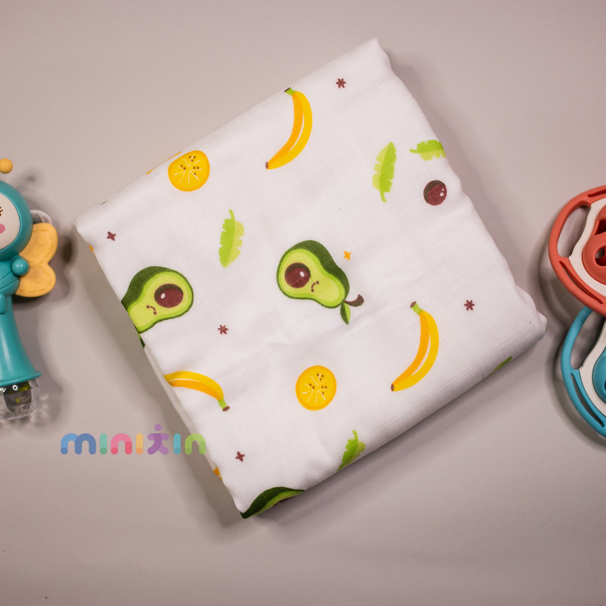 Premium 6 Layer Muslin Organic Cotton Swaddle Blanket/Swaddle wrap for New Born - Assorted Prints - The Minikin Store