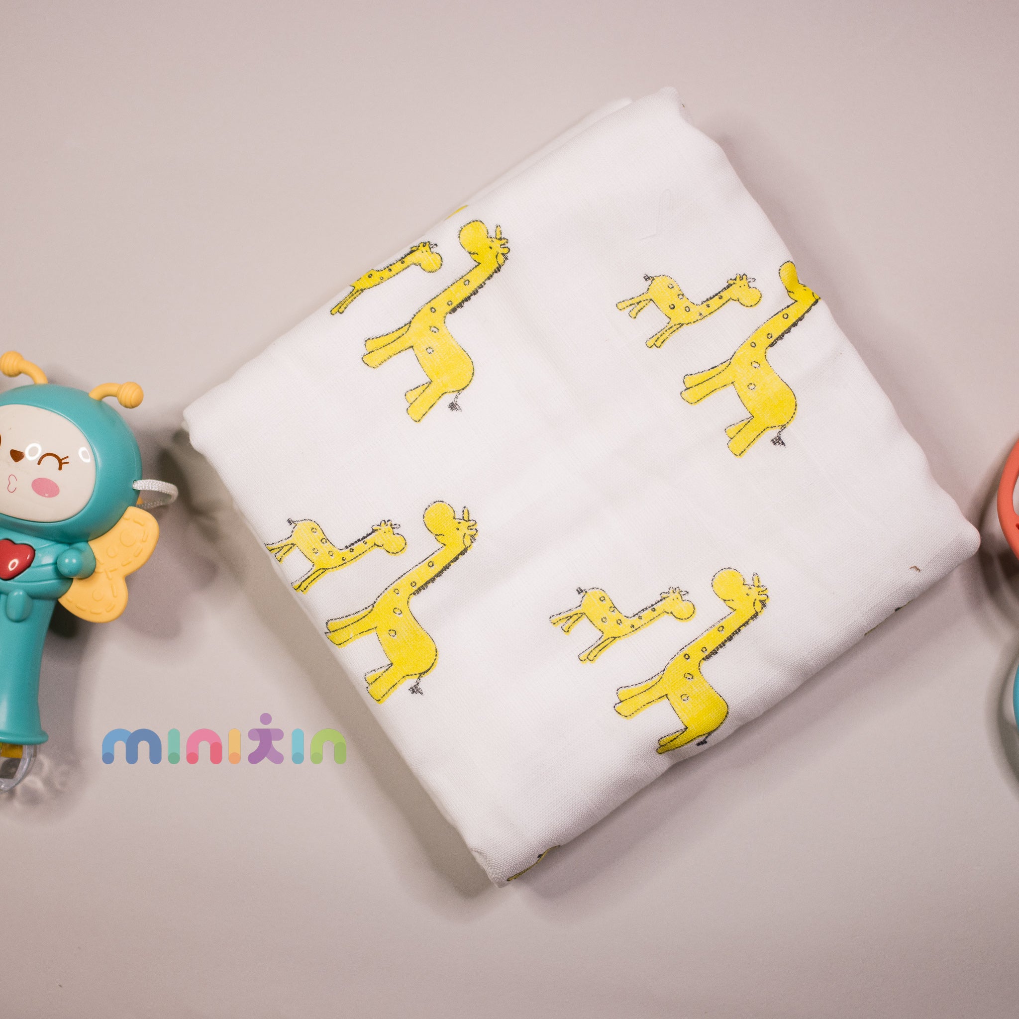 Premium 6 Layer Muslin Organic Cotton Swaddle Blanket/Swaddle wrap for New Born - Assorted Prints - The Minikin Store