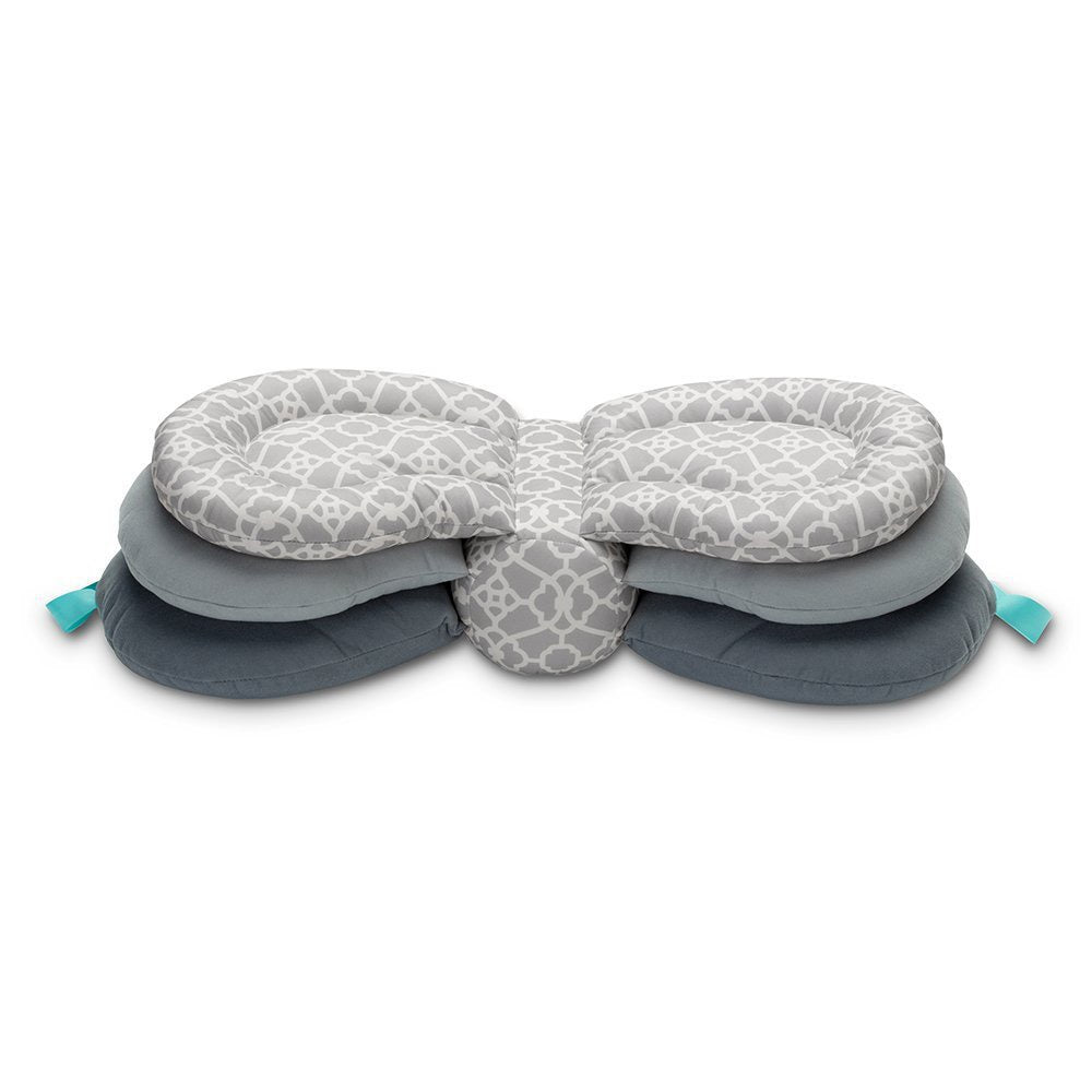 Elevate Adjustable Nursing and Breastfeeding Pillow I with multiple angle I Contoured & Multi layered Butterfly Design