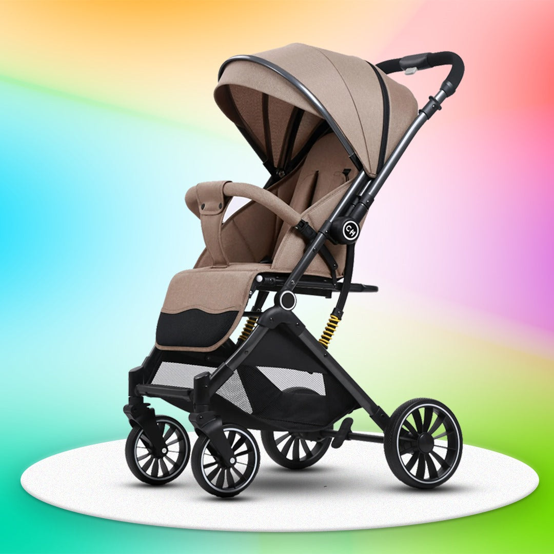 Sprint Reversible Handle Baby Stroller & Pram - Multi-Adjustment, Anti-Shock Wheels (Newborn to 5 Years)