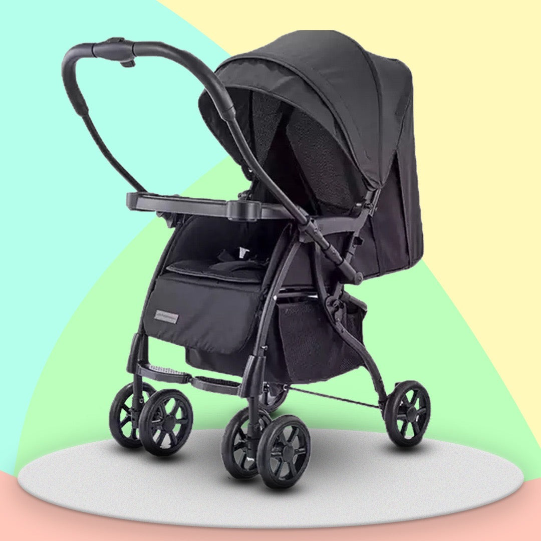 Pulse Reversible Handle Baby Stroller & Pram - Multi-Adjustment, Anti-Shock Wheels (Newborn to 4 Years)