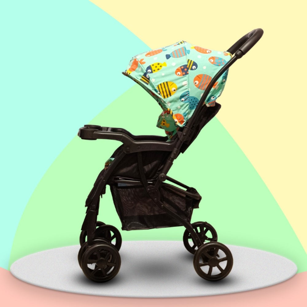 Pulse Reversible Handle Baby Stroller & Pram - Multi-Adjustment, Anti-Shock Wheels (Newborn to 4 Years)