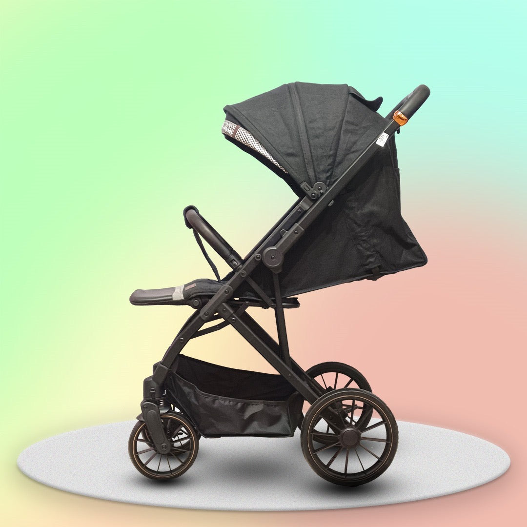 Stride Reversible Handle Baby Stroller & Pram - Multi-Adjustment, Anti-Shock Wheels (Newborn to 5 Years)