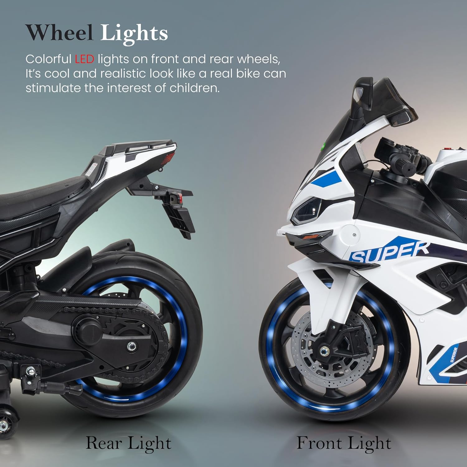 Minikin Agusta F4 Electric Rechargeable Superbike I Large Size Top Spec I 45KG Capacity I 2-14 Years