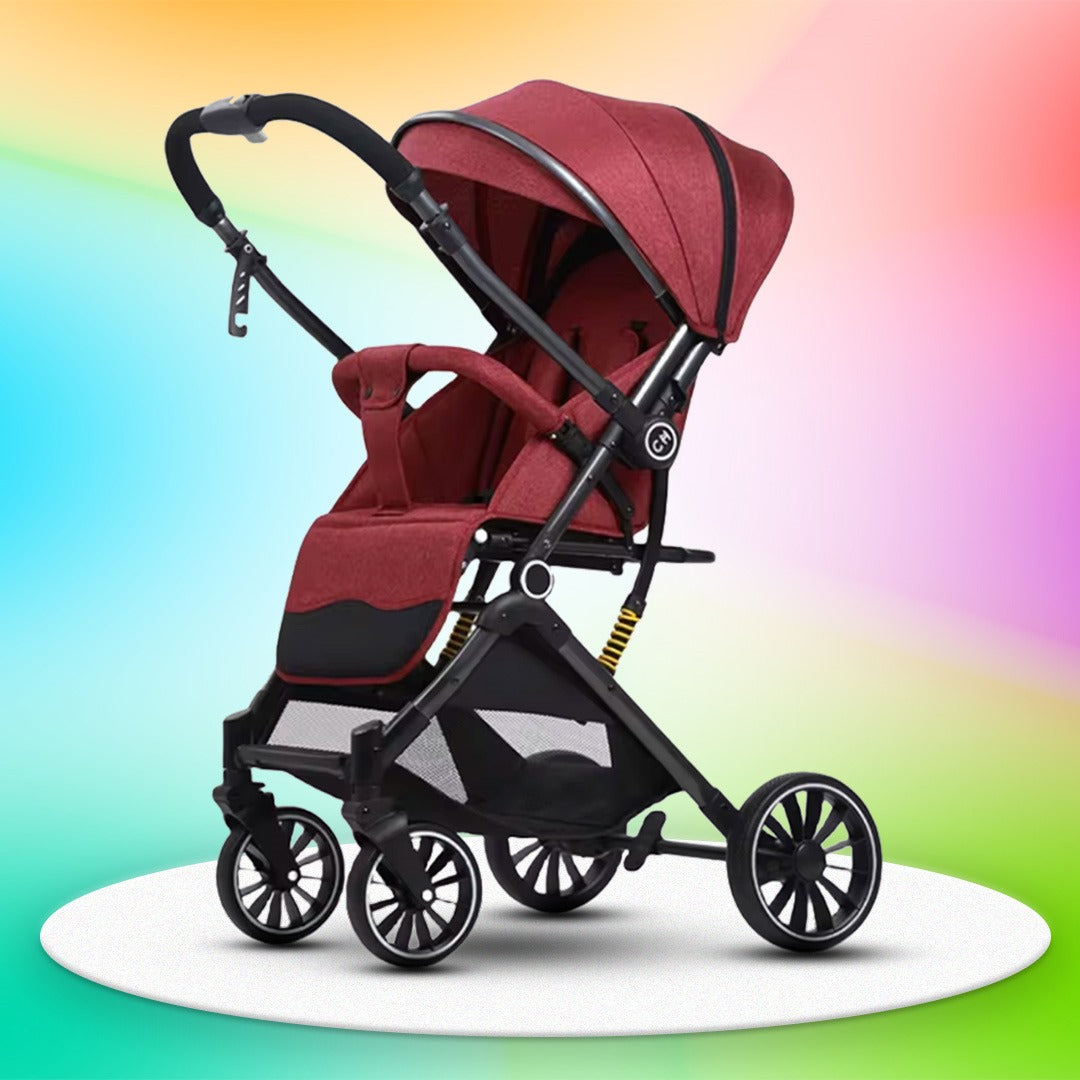 Sprint Reversible Handle Baby Stroller & Pram - Multi-Adjustment, Anti-Shock Wheels (Newborn to 5 Years)