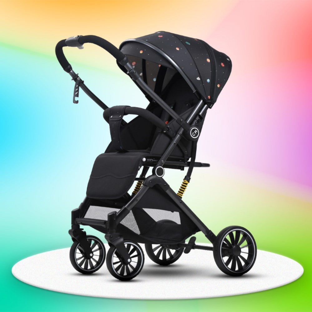 Sprint Reversible Handle Baby Stroller & Pram - Multi-Adjustment, Anti-Shock Wheels (Newborn to 5 Years)