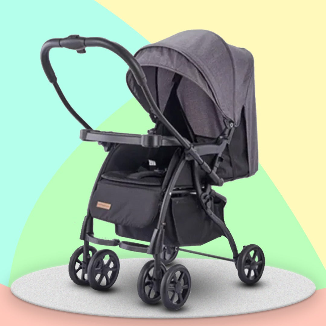 Pulse Reversible Handle Baby Stroller & Pram - Multi-Adjustment, Anti-Shock Wheels (Newborn to 4 Years)