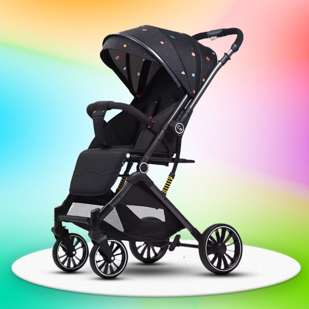 Sprint Reversible Handle Baby Stroller & Pram - Multi-Adjustment, Anti-Shock Wheels (Newborn to 5 Years)