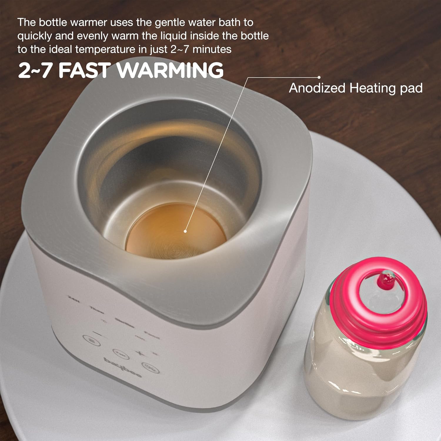 5 in 1 Baby Bottle Warmer & Steriliser for Feeding Bottles | Touch Operated Design