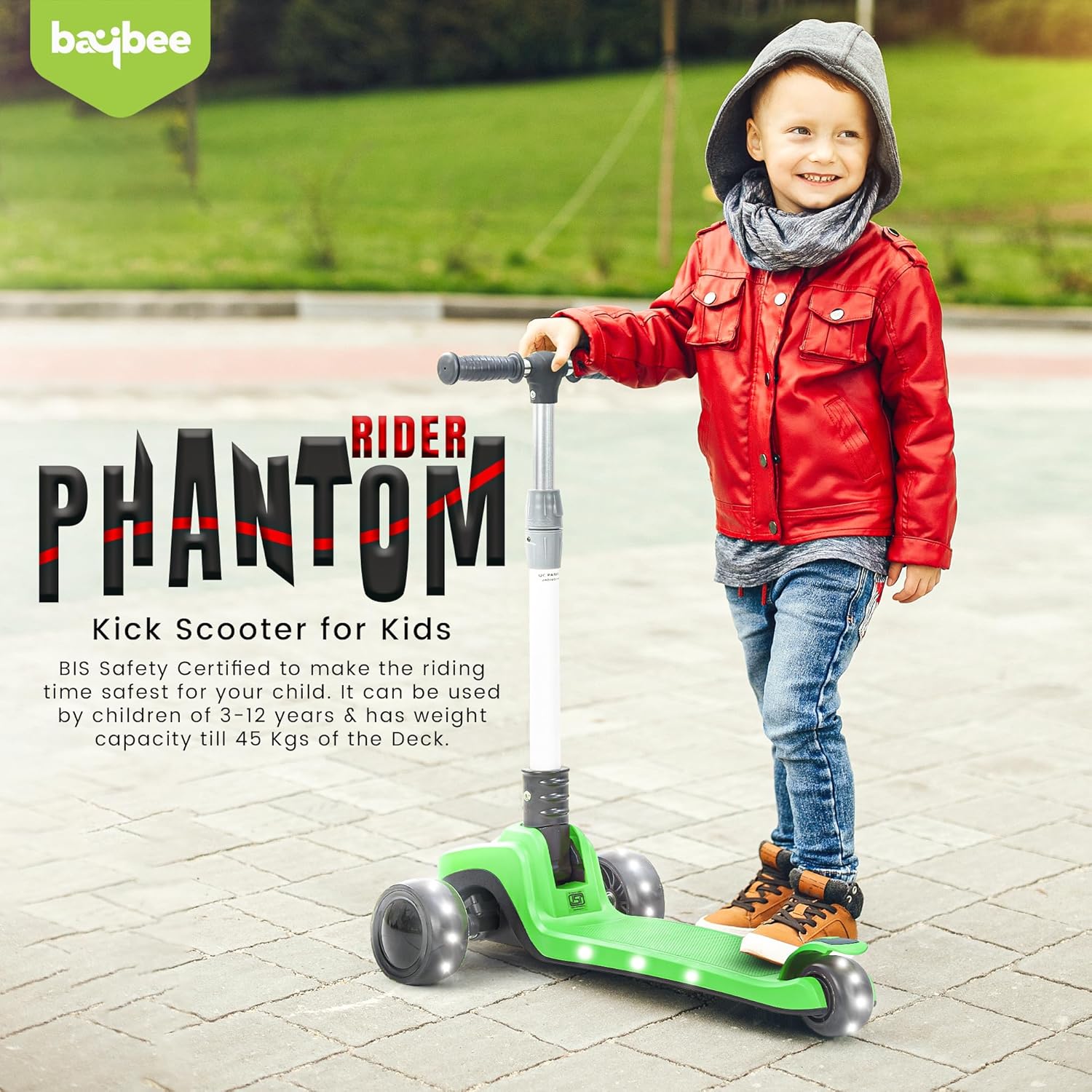 Minikin Phantom Runner Scooter for Kids | 2-10 Years