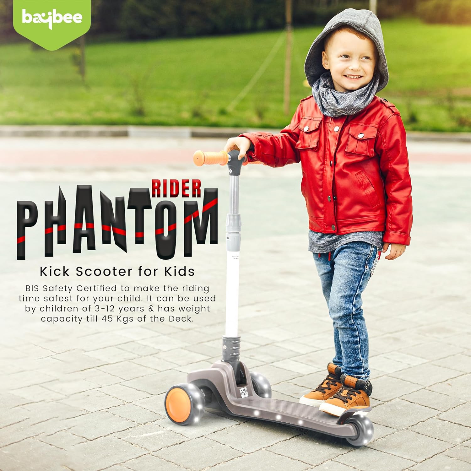 Minikin Phantom Runner Scooter for Kids | 2-10 Years