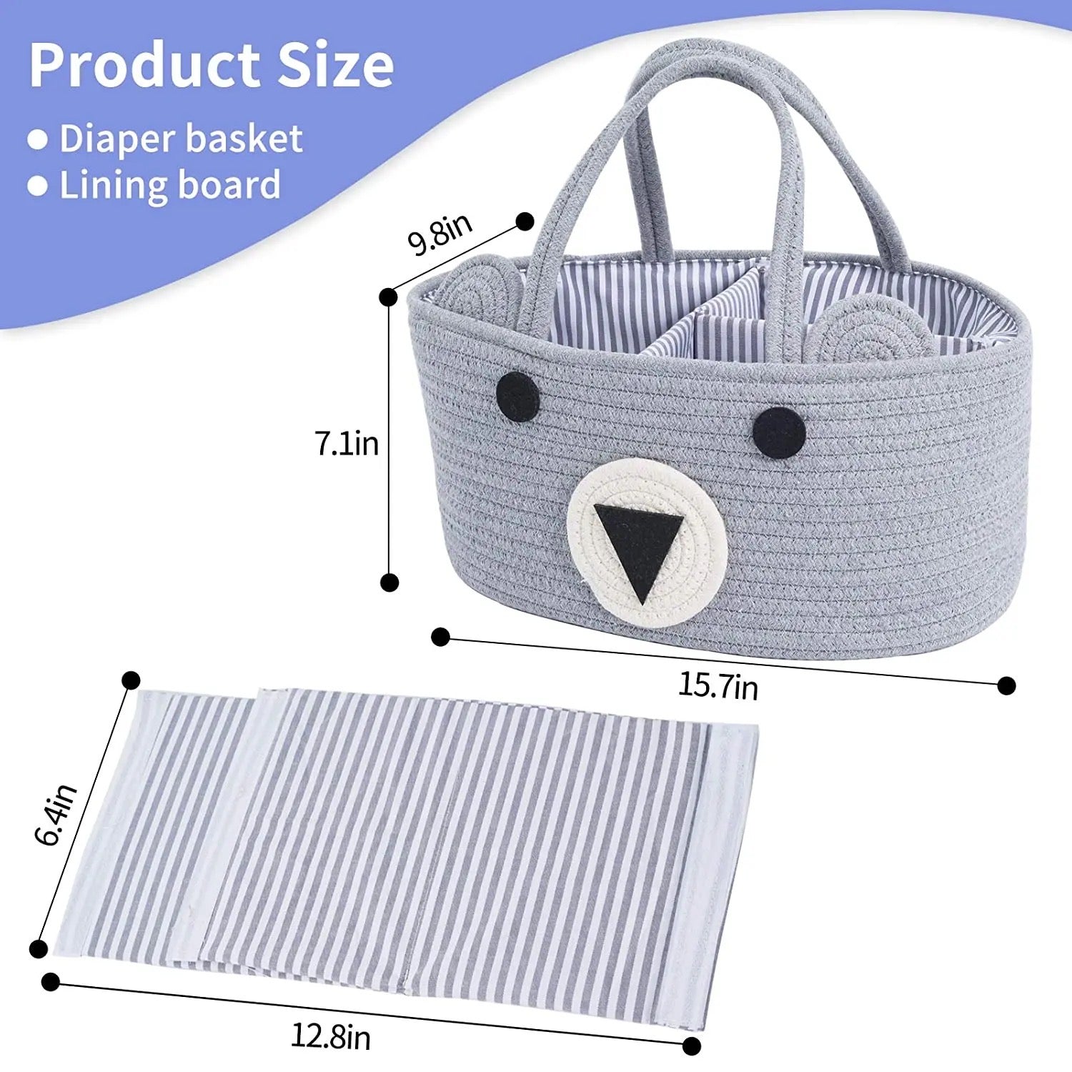 Premium Baby Diaper Caddy I Yoga Bag I Beach Bag I Multipurpose