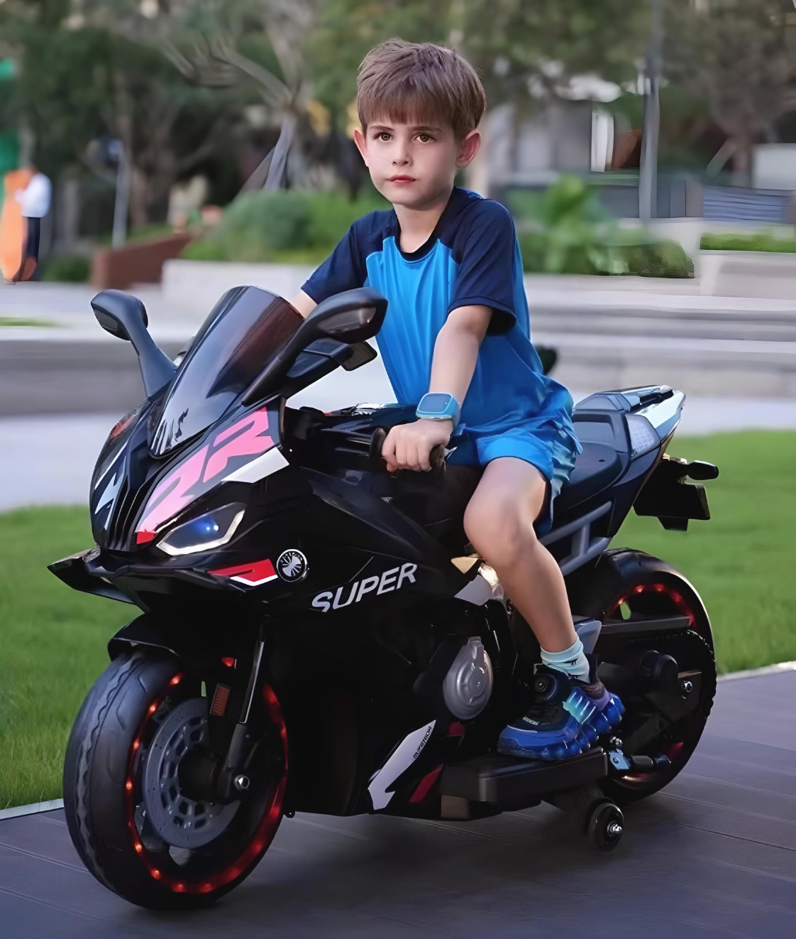 Minikin Agusta F4 Electric Rechargeable Superbike I Large Size Top Spec I 45KG Capacity I 2-14 Years