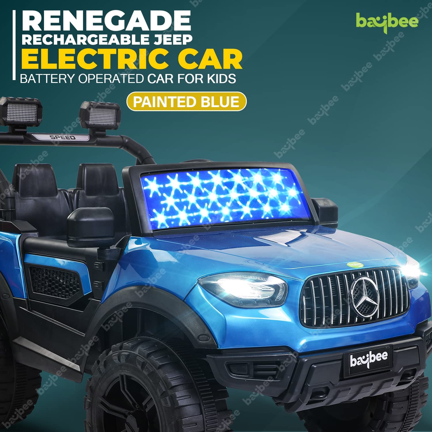 Renegade 4x4 Electric Rechargeable Jeep  I Real Life Driving Experience I 1-8 Years