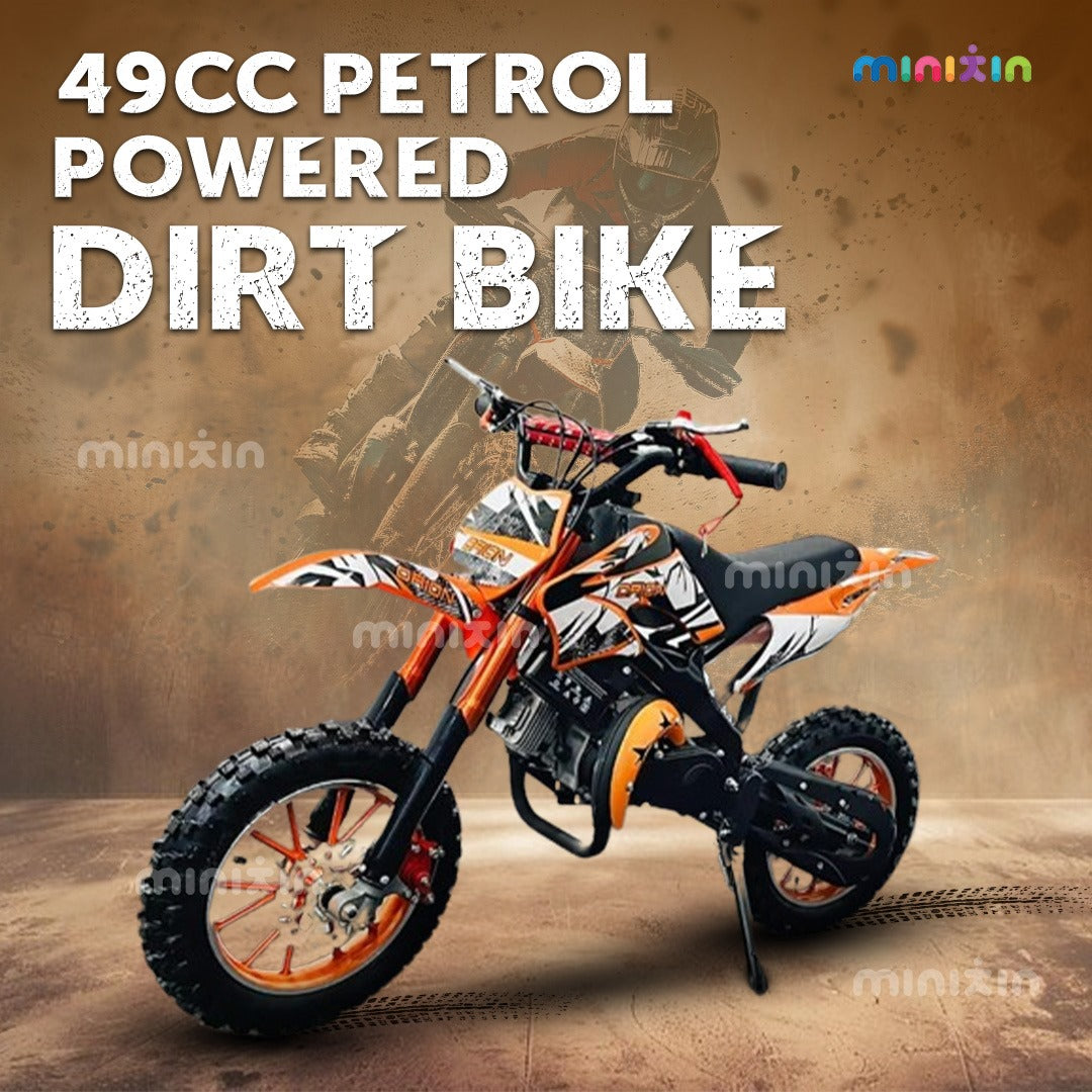 Petrol Powered Dirt Bike | 49CC 2-Stroke Engine | 5-15 Years