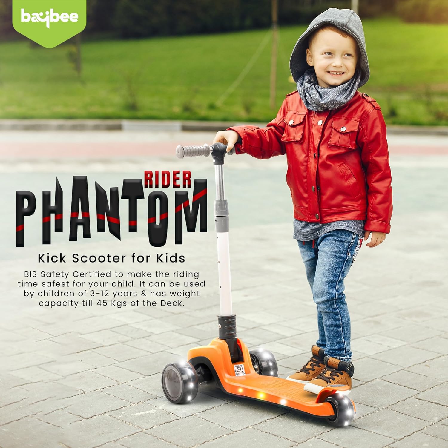 Minikin Phantom Runner Scooter for Kids | 2-10 Years