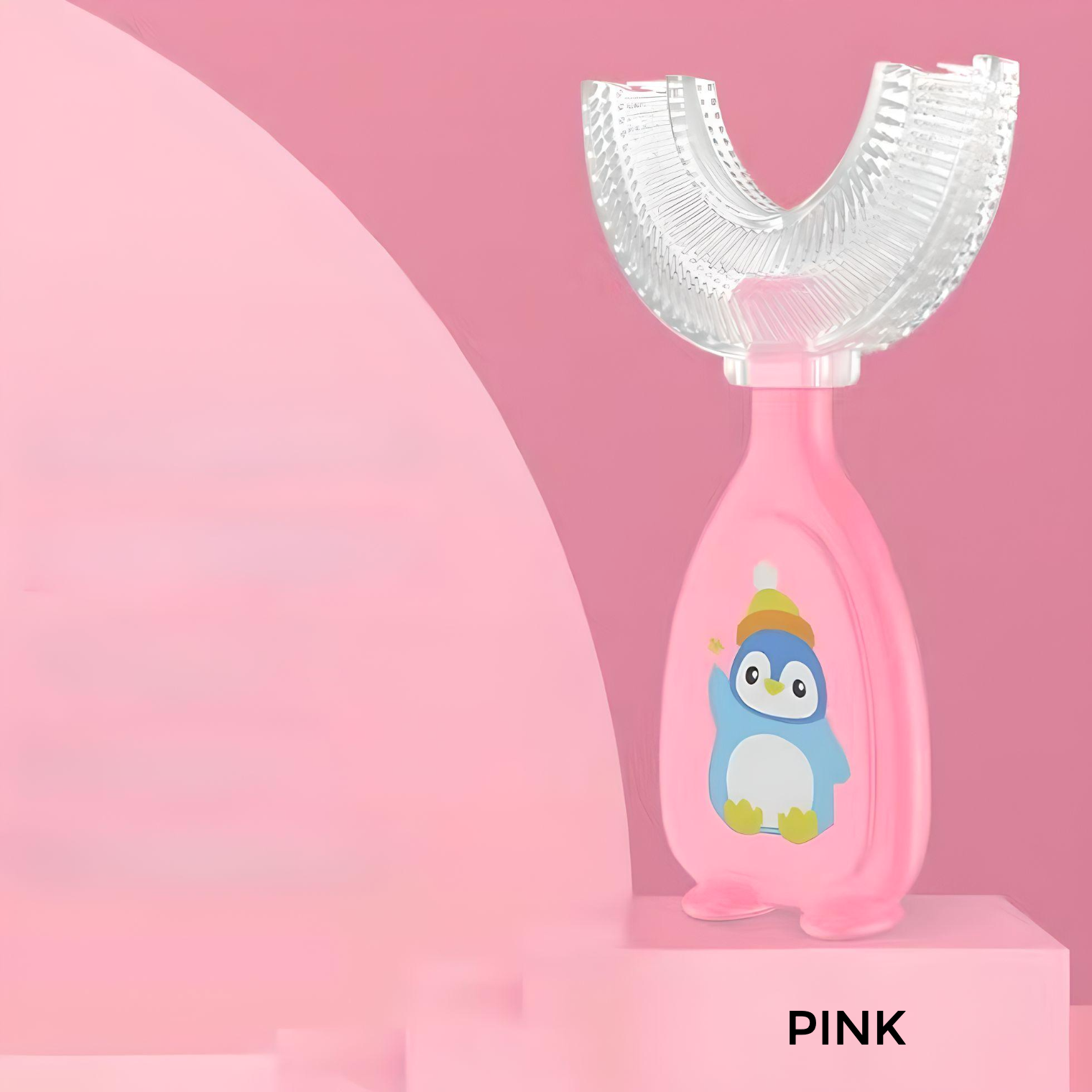 Cartoon Baby Toothbrush 360 Degree U-shaped Kids Tooth Brush Cute