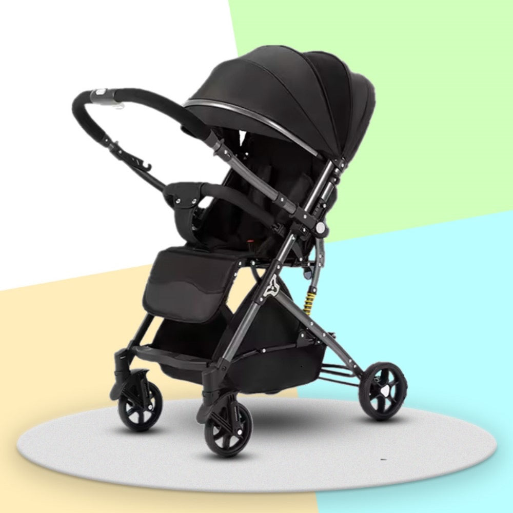 Nova Reversible Handle Baby Stroller & Pram - Multi-Adjustment, Anti-Shock Wheels (Newborn to 4 Years)