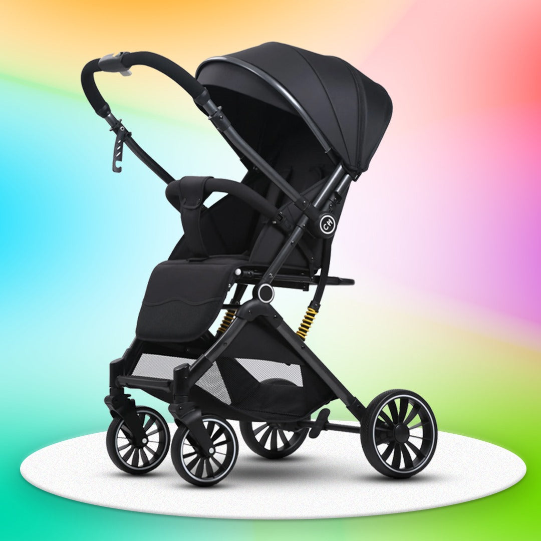 Sprint Reversible Handle Baby Stroller & Pram - Multi-Adjustment, Anti-Shock Wheels (Newborn to 5 Years)