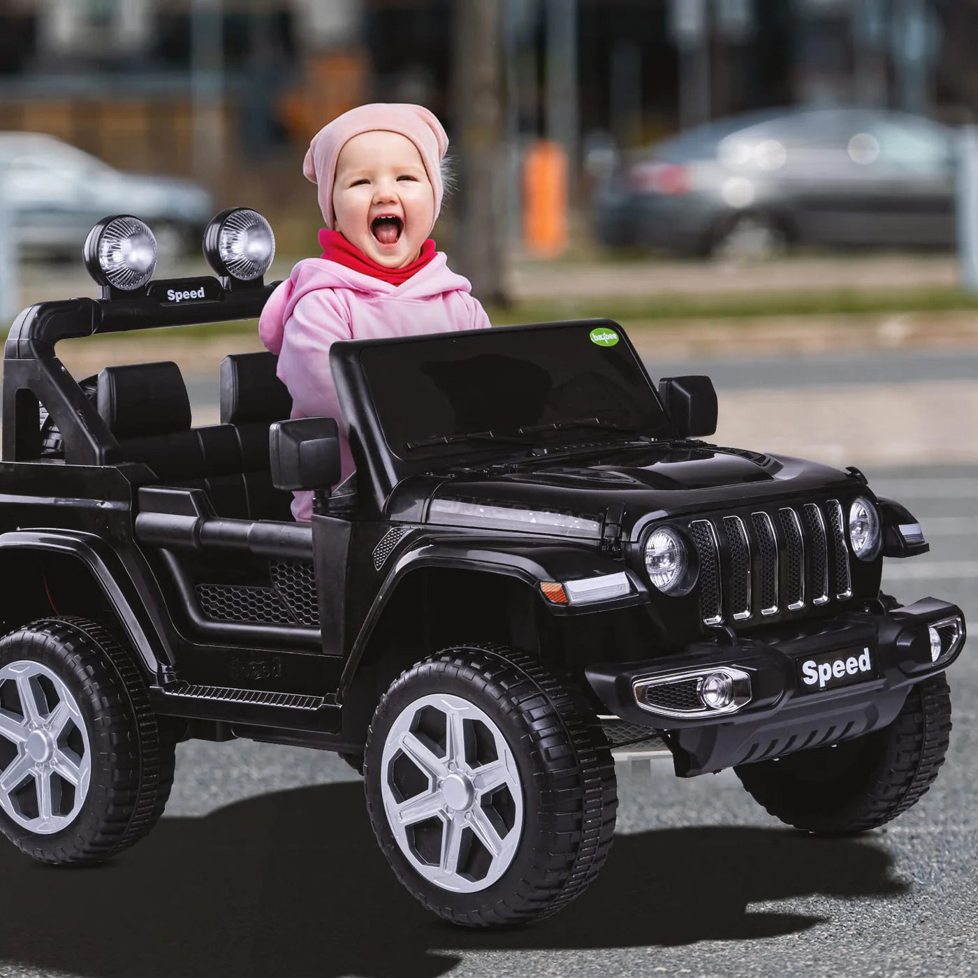 Minikin Thaar 4x4 Electric Rechargeable  Kids  Jeep I Large Size I 1-8 Years