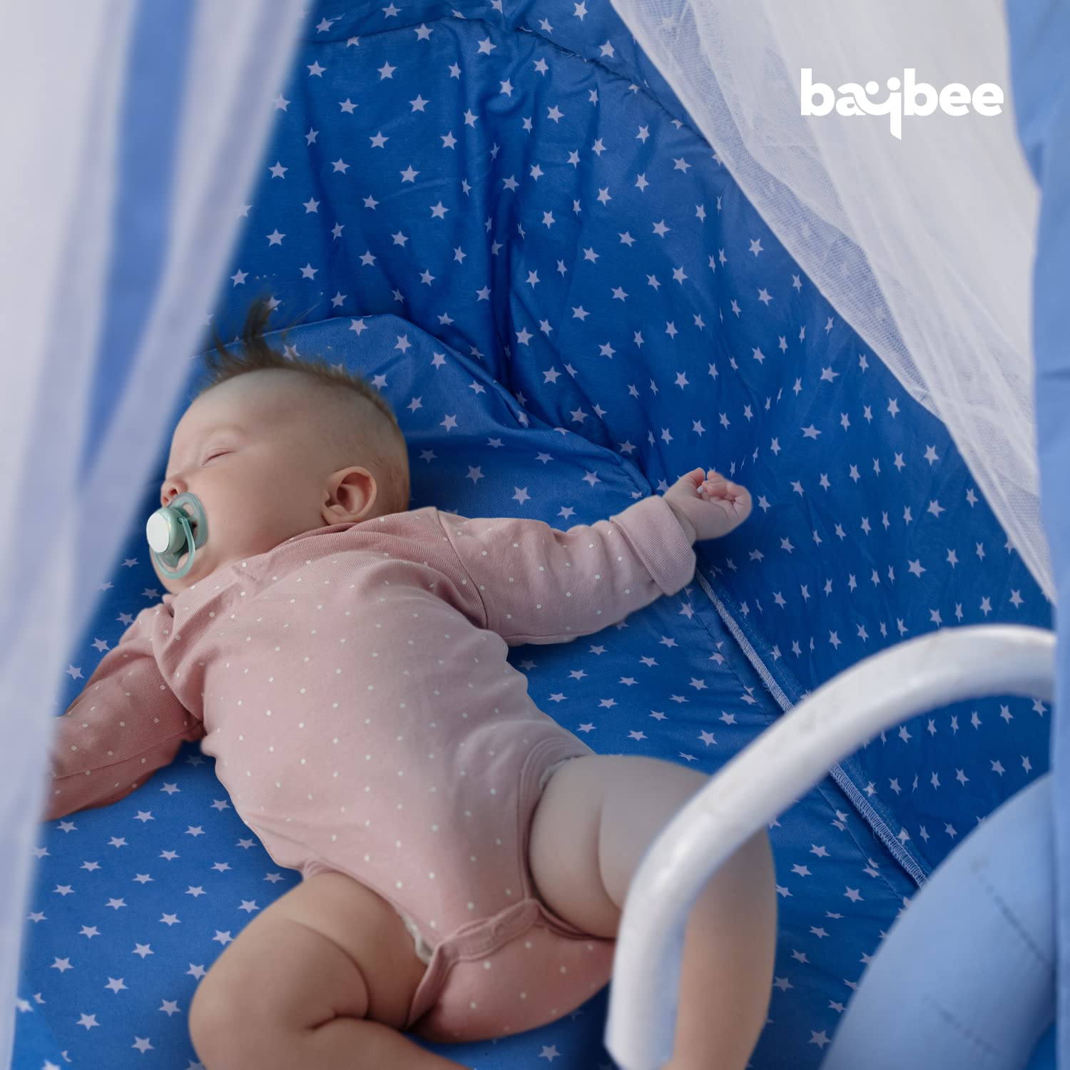 Baby Swing/ Jhula / Thottil Cradle for Baby with Mosquito net Protecti