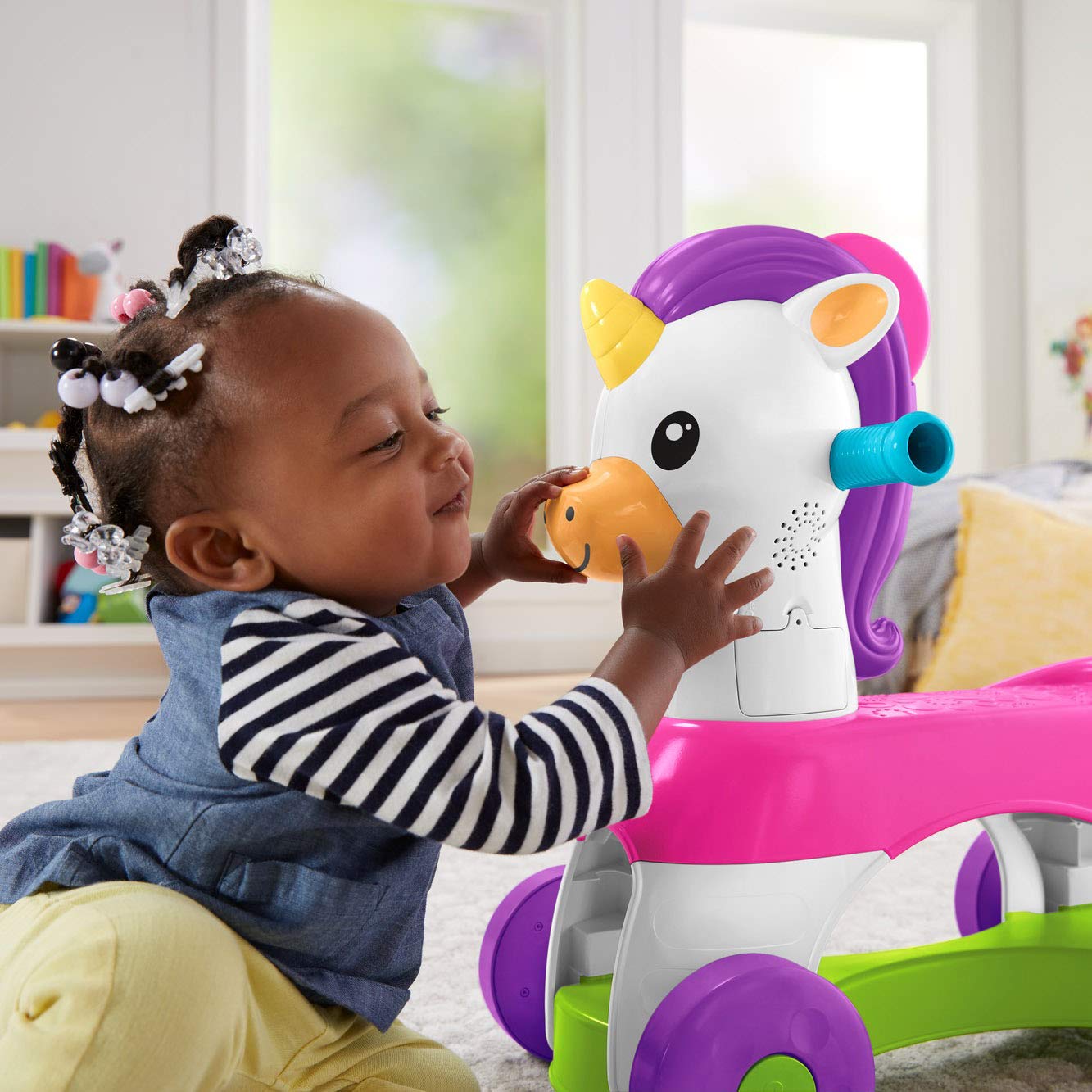 Fisher price hot sale unicorn ride on