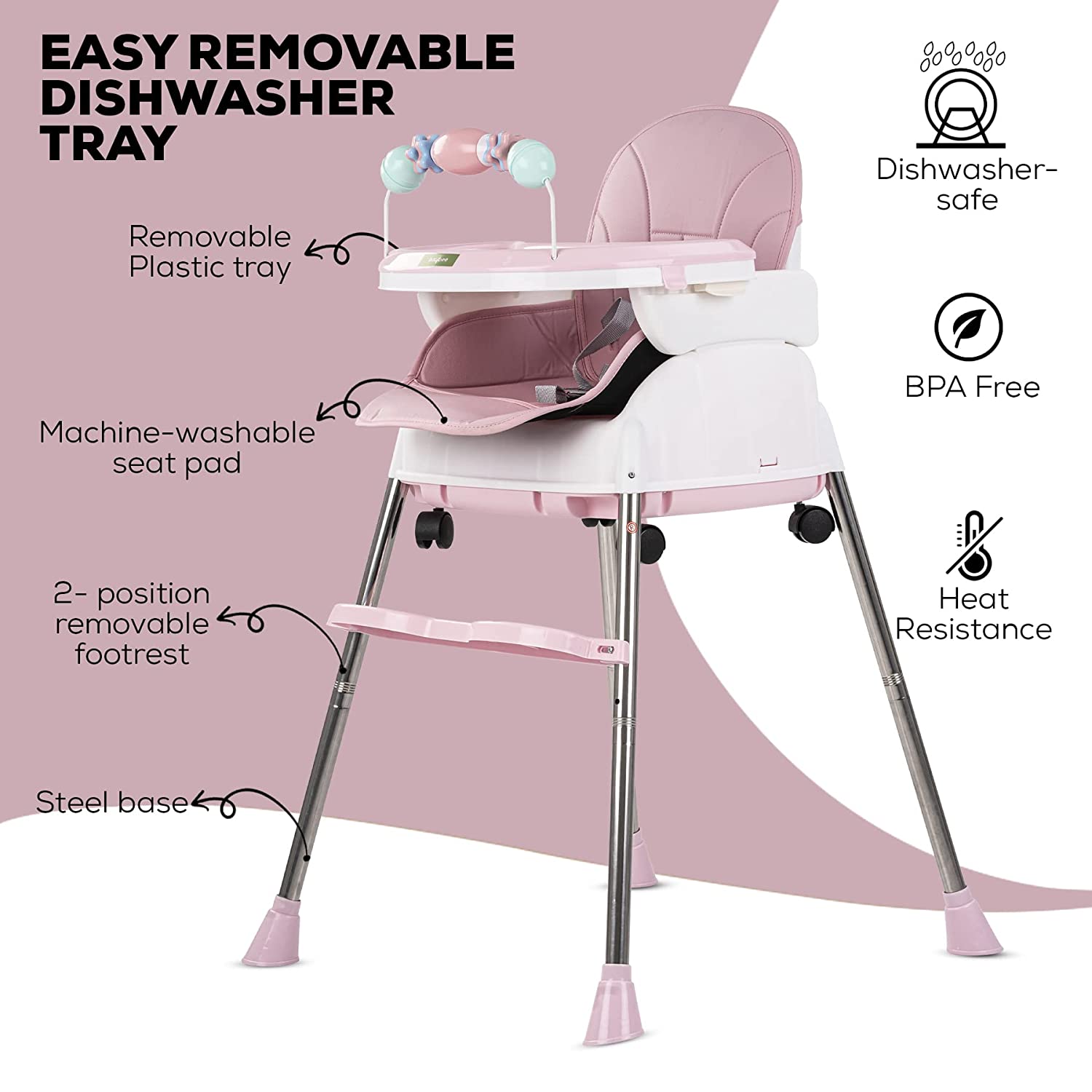 Girls best sale high chair