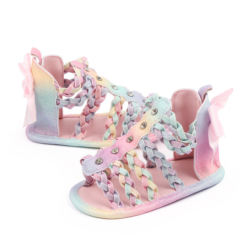 Unicorn Solid Girls Pre Walker Sandals 0 18M