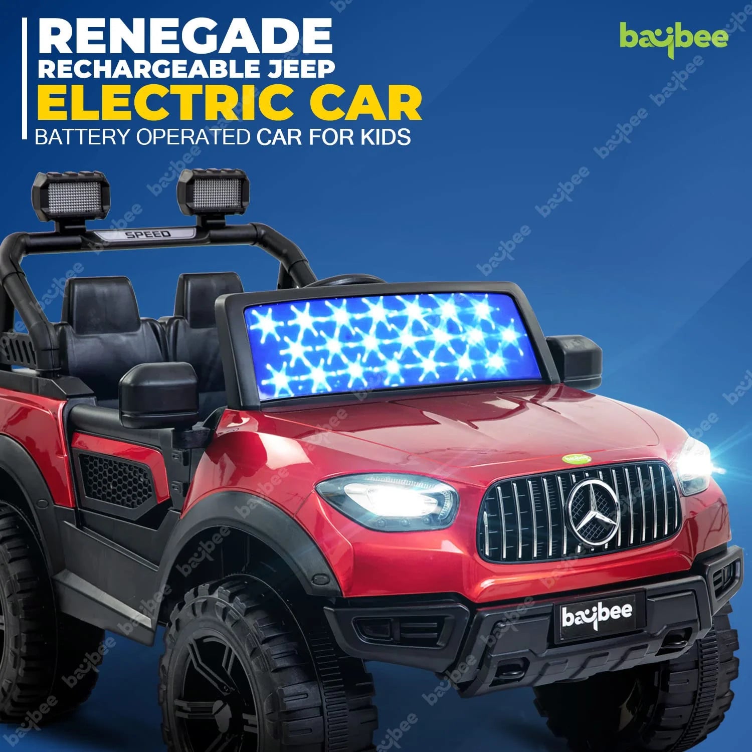 Renegade 4x4 Electric Rechargeable Jeep  I Real Life Driving Experience I 1-8 Years